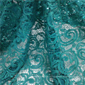 sequin green fabricfancy fabric for party dress